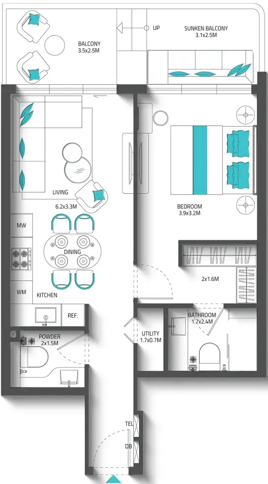 1 Bedroom
