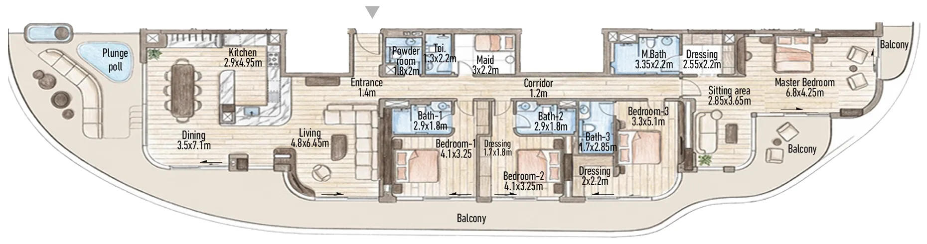 4 Bedrooms