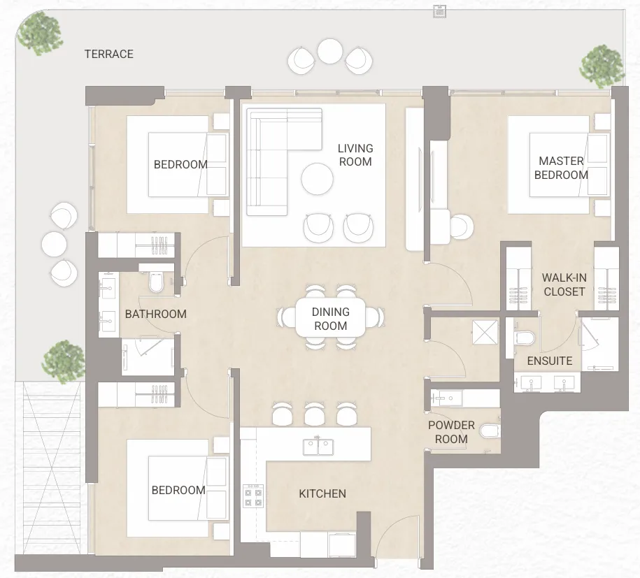 3 Bedrooms