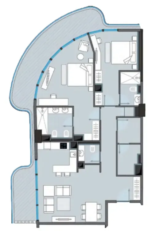 2 Bedrooms