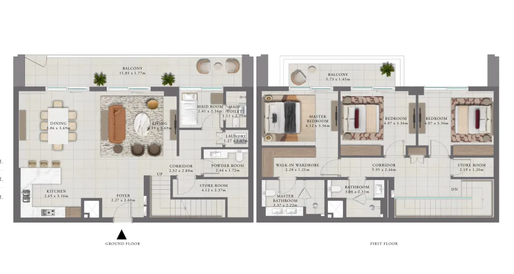 3 Bedrooms