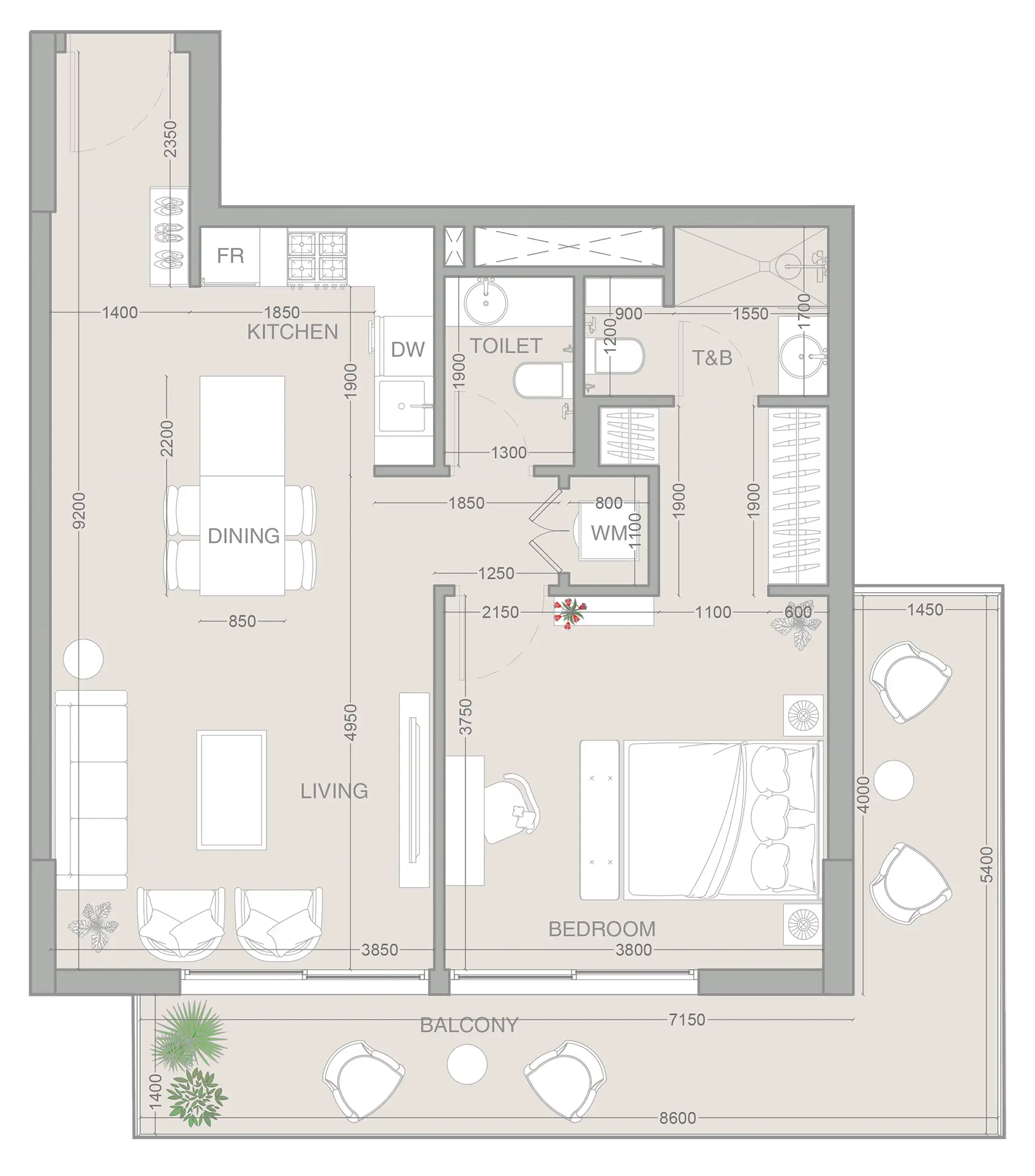 1 Bedroom