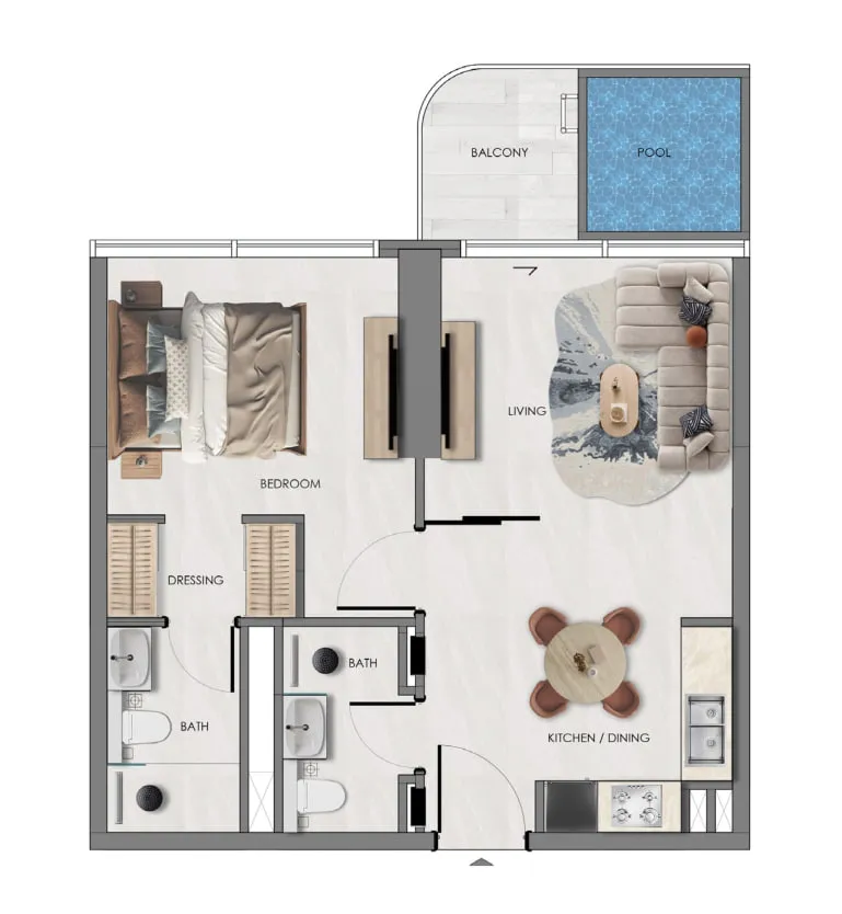 1 Bedroom