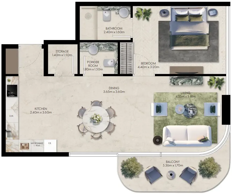 1 Bedroom