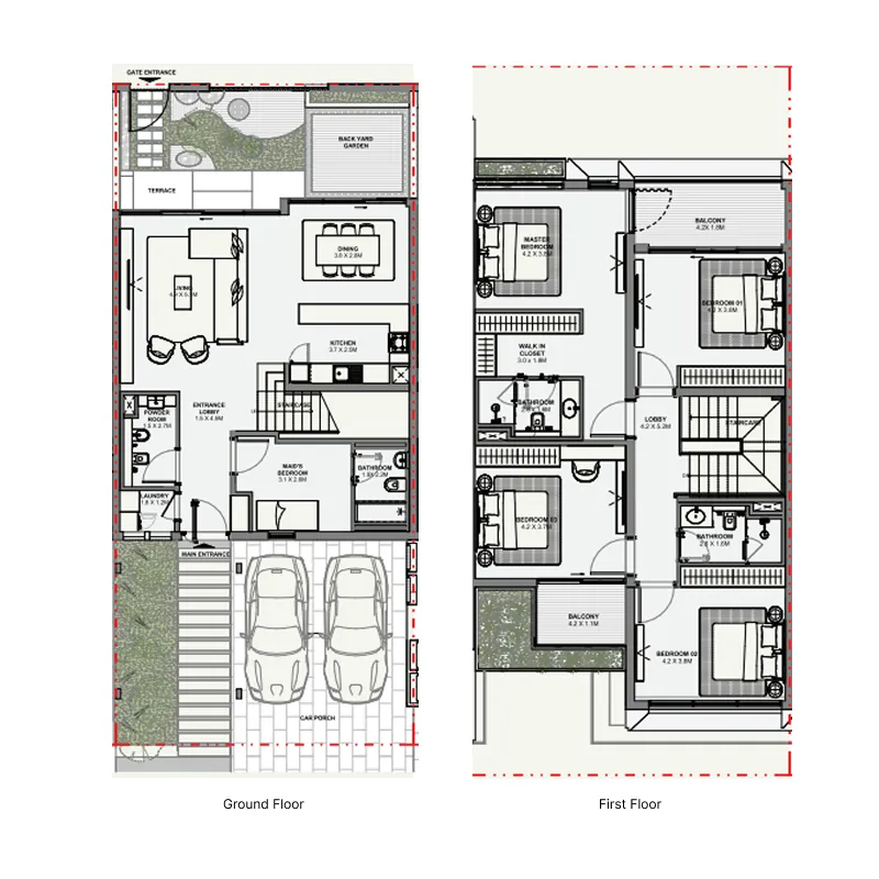 4 Bedrooms