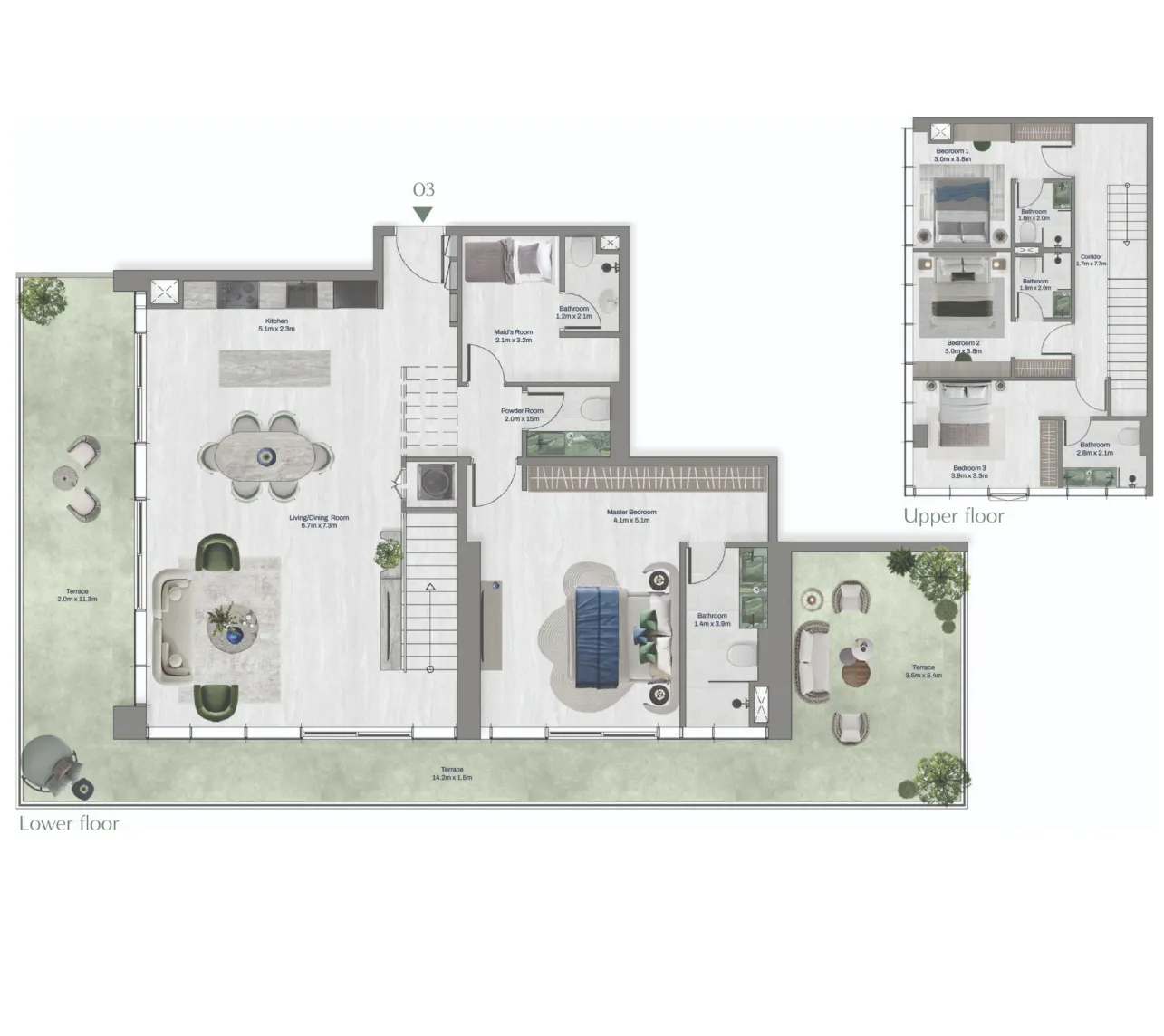 4 Bedrooms