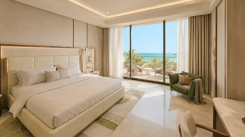 Living with sea views, Fairmont Al Marjan Island